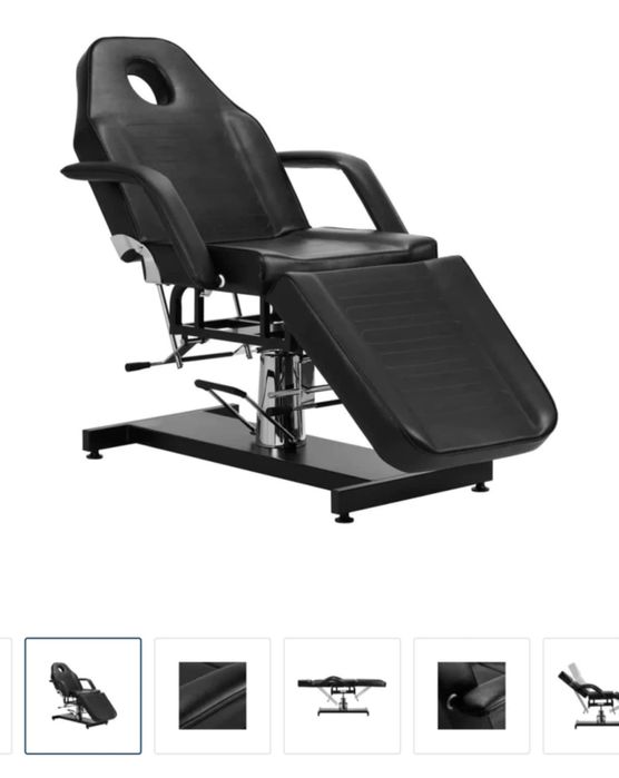 Fotel kosmetyczny Basic 210A czarny