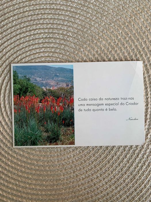 Postais religiosos e de Natal antigos vintage dos anos 70 / 80