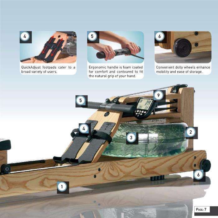 Máquina Remo Madeira Waterrower - NOVO