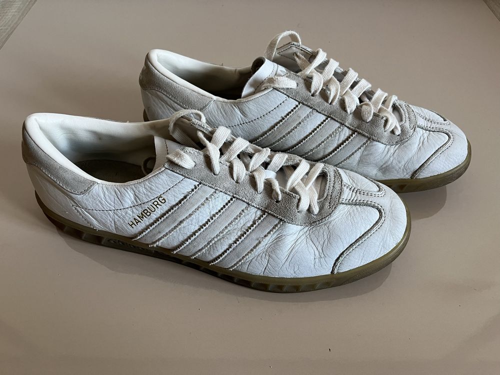 Кросовки Adidas Hamburg кожаные ( Vietnam) р.46 (11) art :S 74836