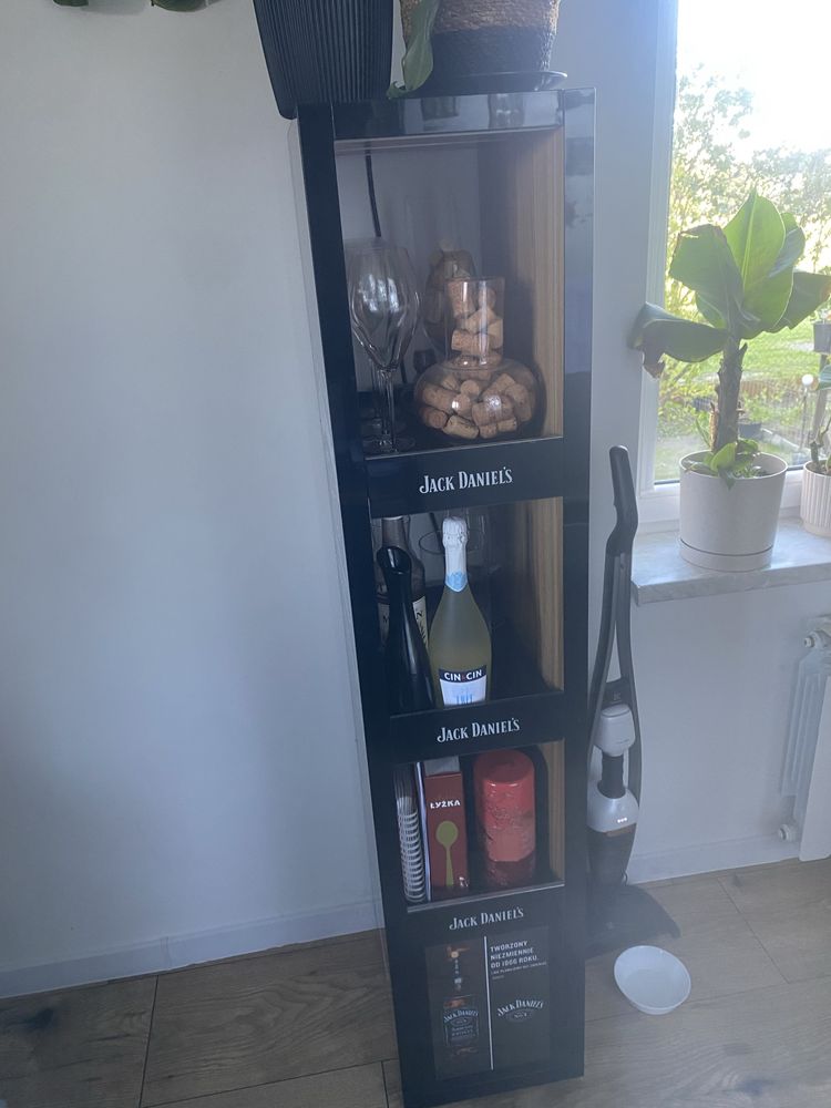 Regał Jack Daniels oświetlenie LED
