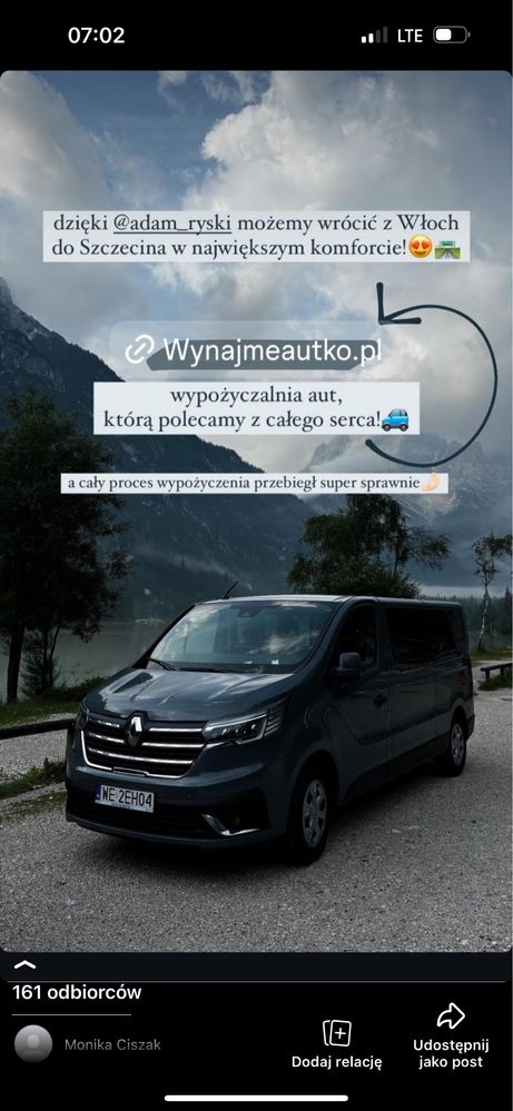 Bus osobowy na wynajem 9 osób. Wypożyczalnia busów. Wynajem busa i aut
