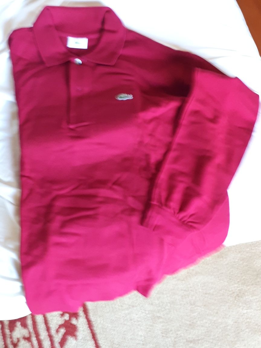 Polo Lacoste manga comprida original