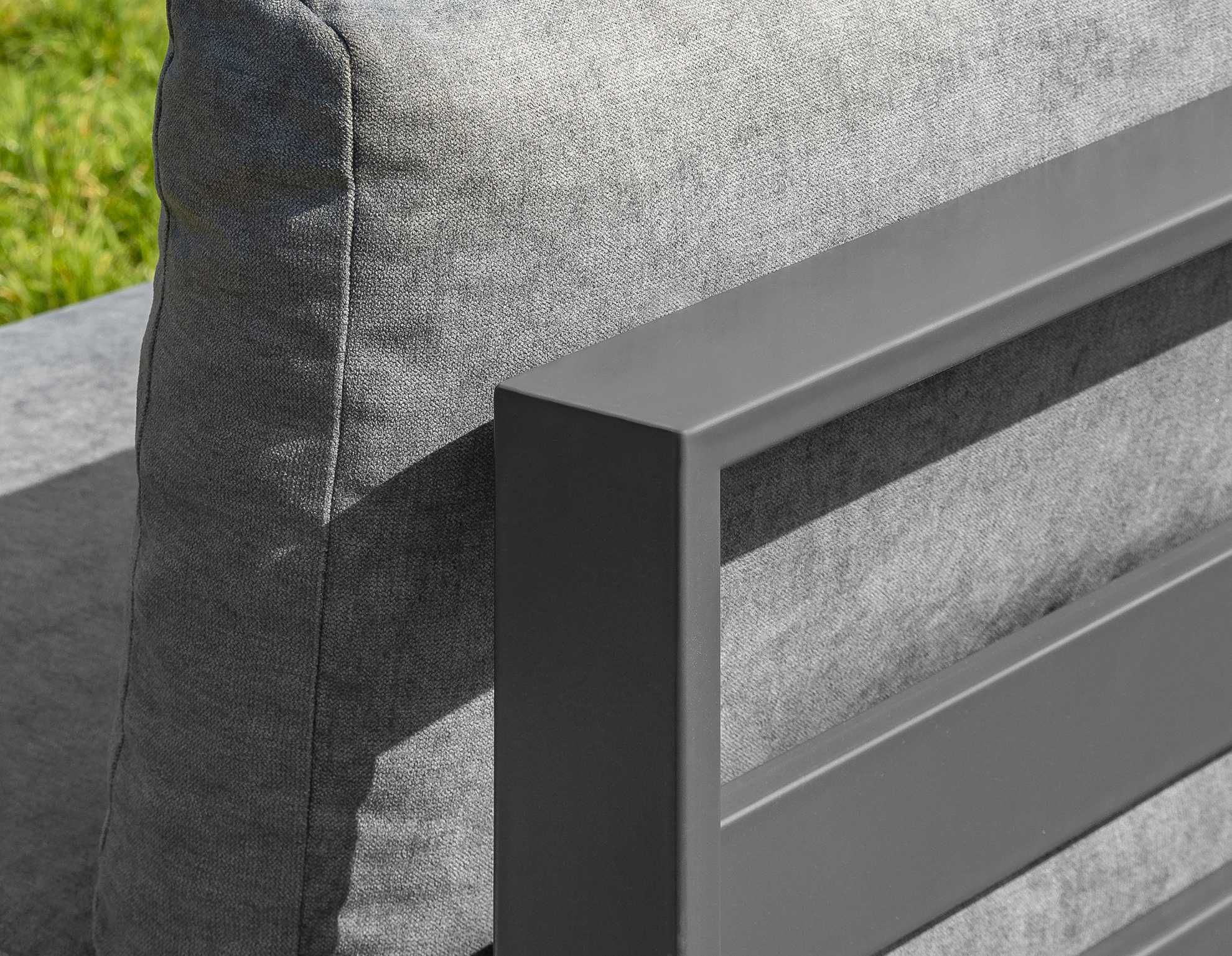 Fotel tarasowy ogrodowy stalowy profil