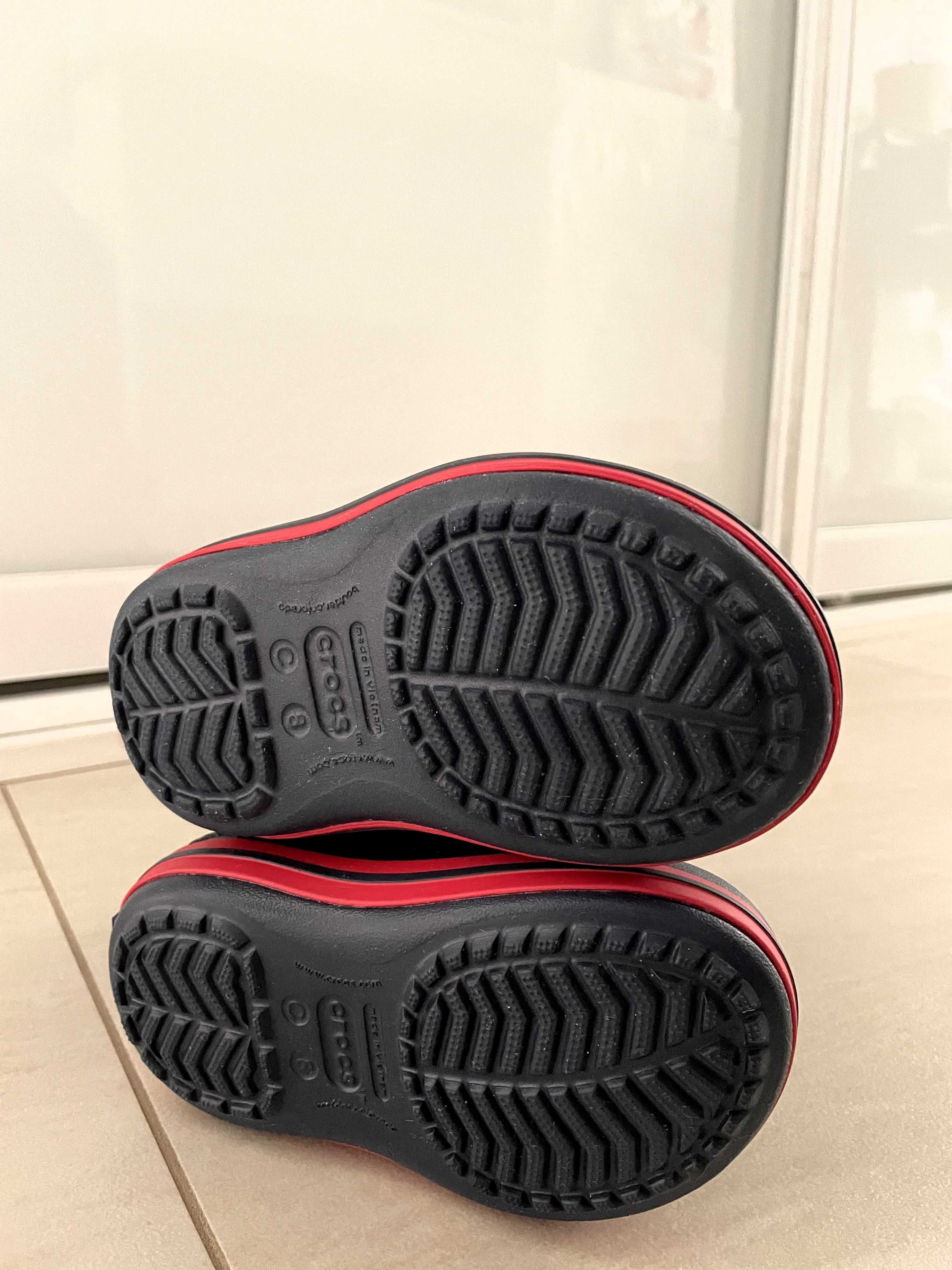 Kozaki ocieplane Crocs - dziecięce r. 24-25 (jak nowe)