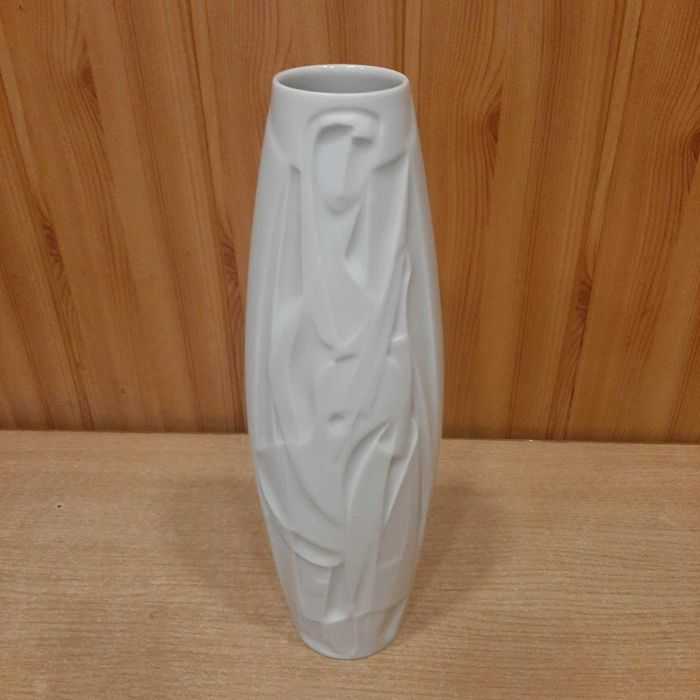 Niezwykły wazon 32cm Rosenthal The Lute Player proj. Cuno Fischer 1961