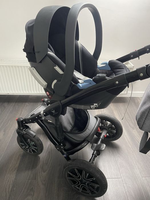 Wózek Columbia 3 w 1 + fotelik Cybex Aton 5 z adapterami