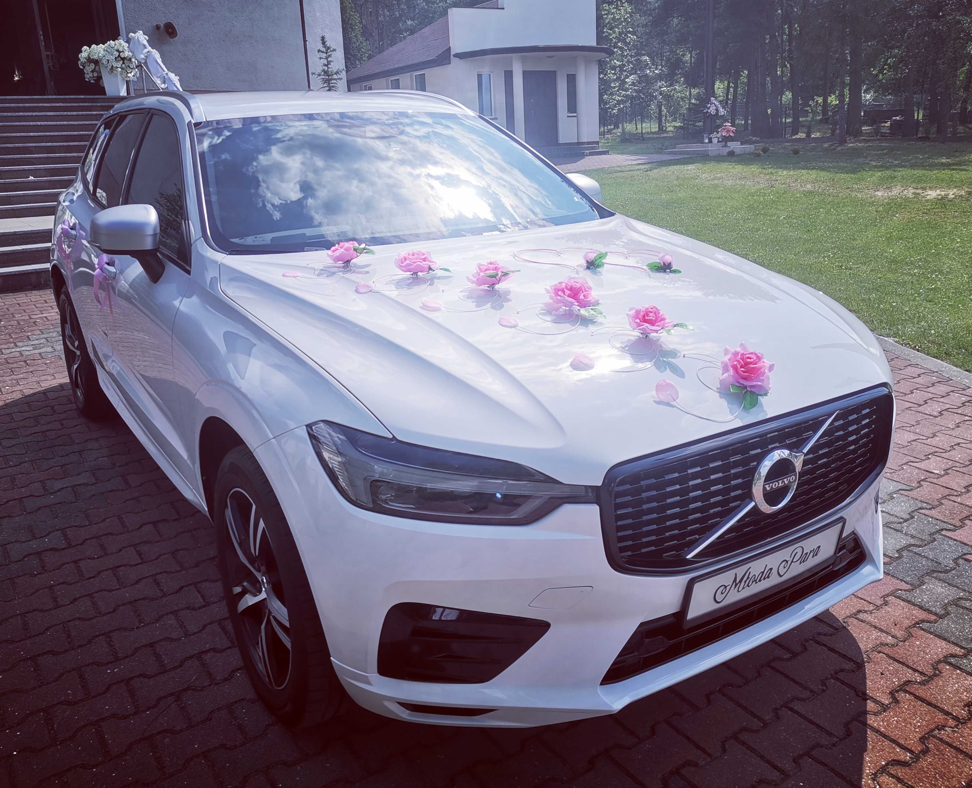 Samochód do ślubu, Auto,Volvo xc60,biały,R-Design,WYNAJEM,ŚLUB, Wesele
