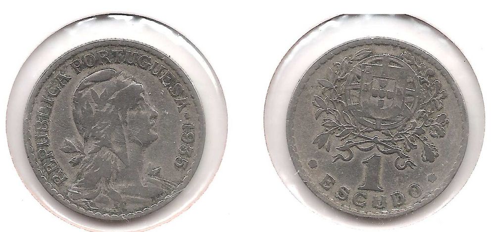 Republica Portuguesa - 1 Escudo - 1935 - VERDADEIRO