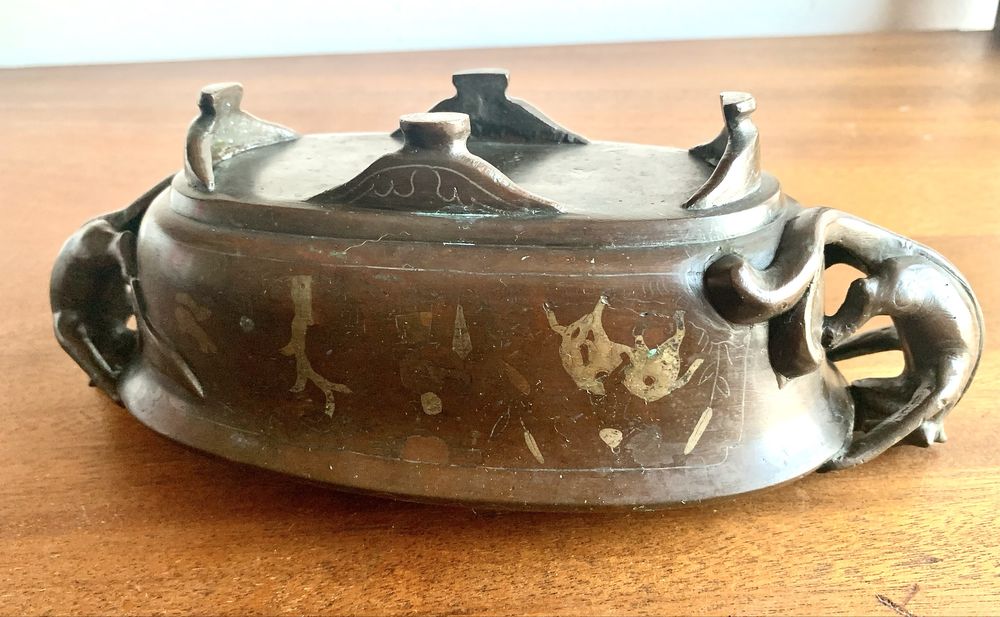 Queimador de incenso e base