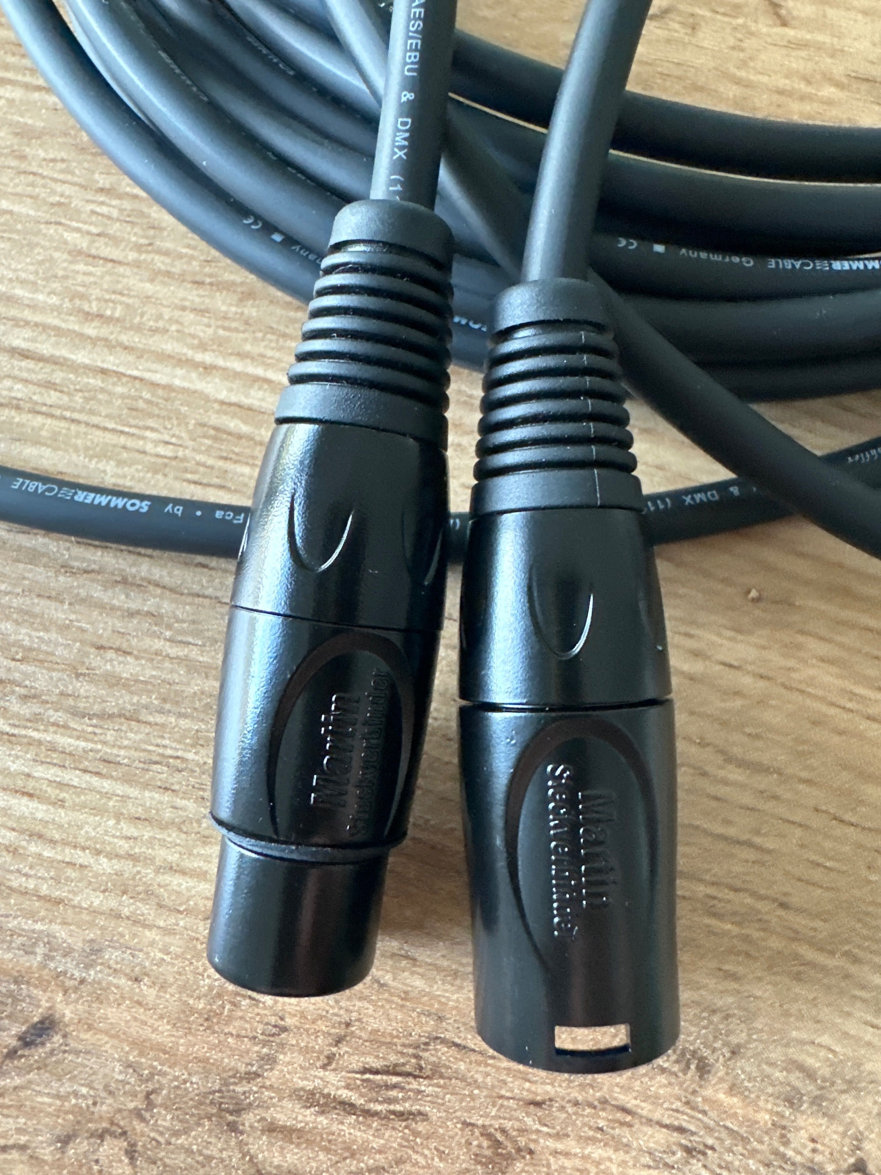 Kabel mikrofonowy DMX AES EBU Sommer 6 metr XLR Schulz Martin