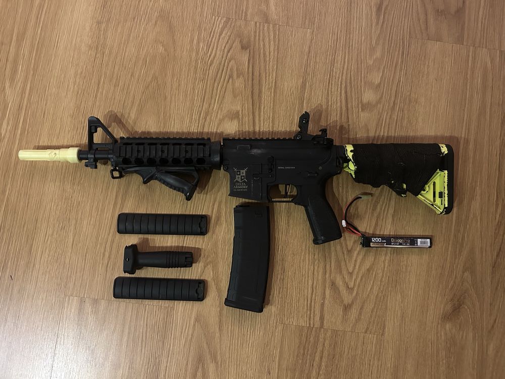 M4A1 de Airsoft elétrica (AEG) & 6 mags G&G mid cap