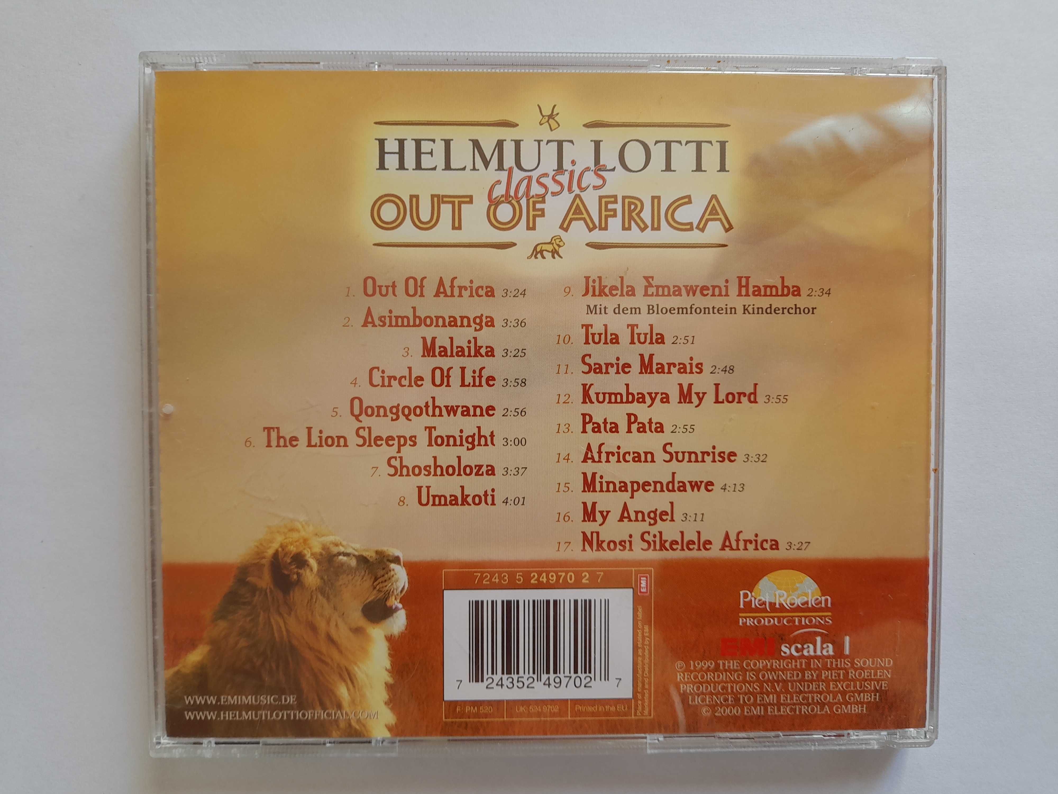 Out Of Africa Golden Symphonic Orchestra - Helmut Lotti CD
