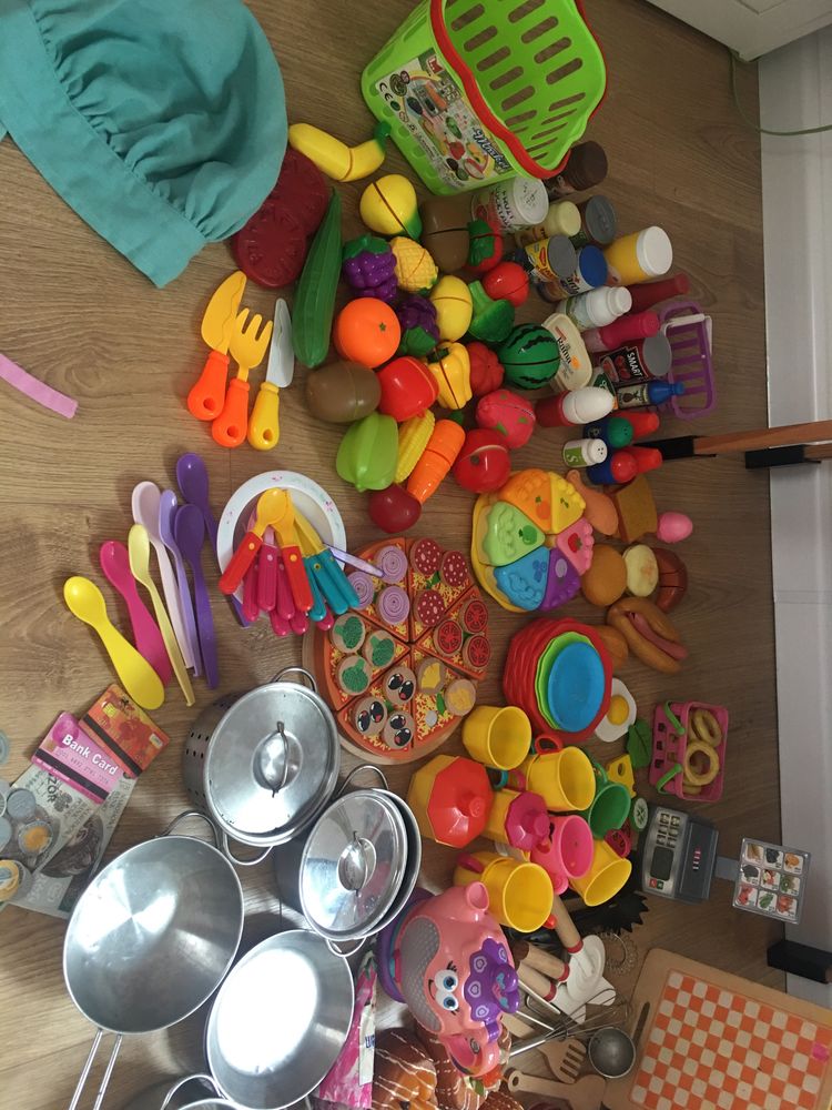 Kuchenka drewniana-Lidl + akcesoria