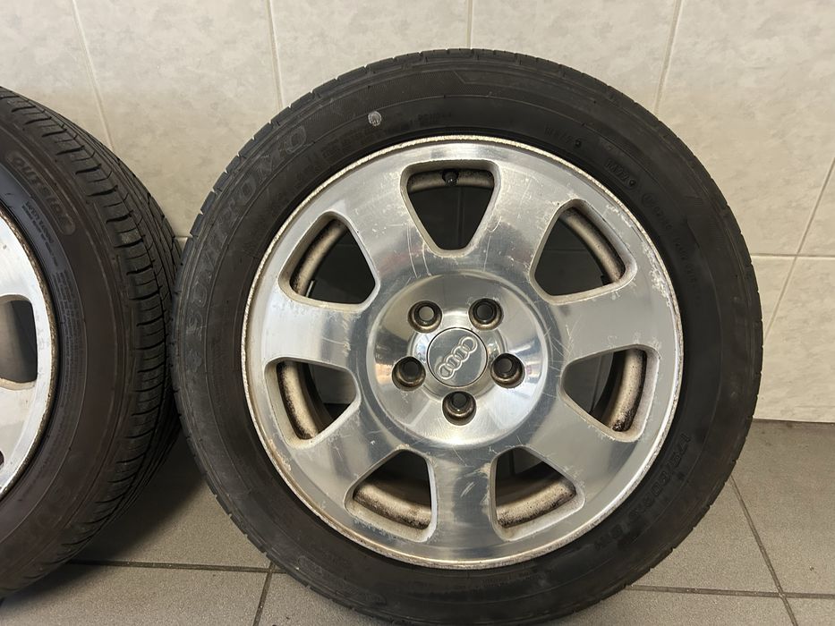 Jantes e pneus 15” 5x100 Audi