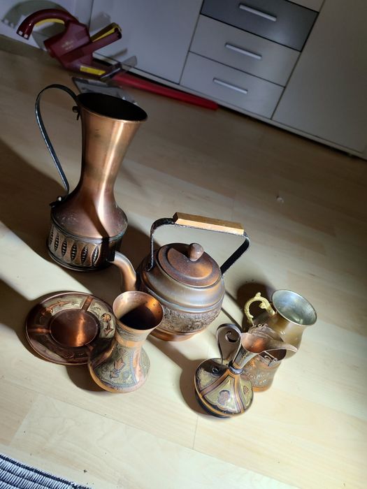 Набор медной посуды