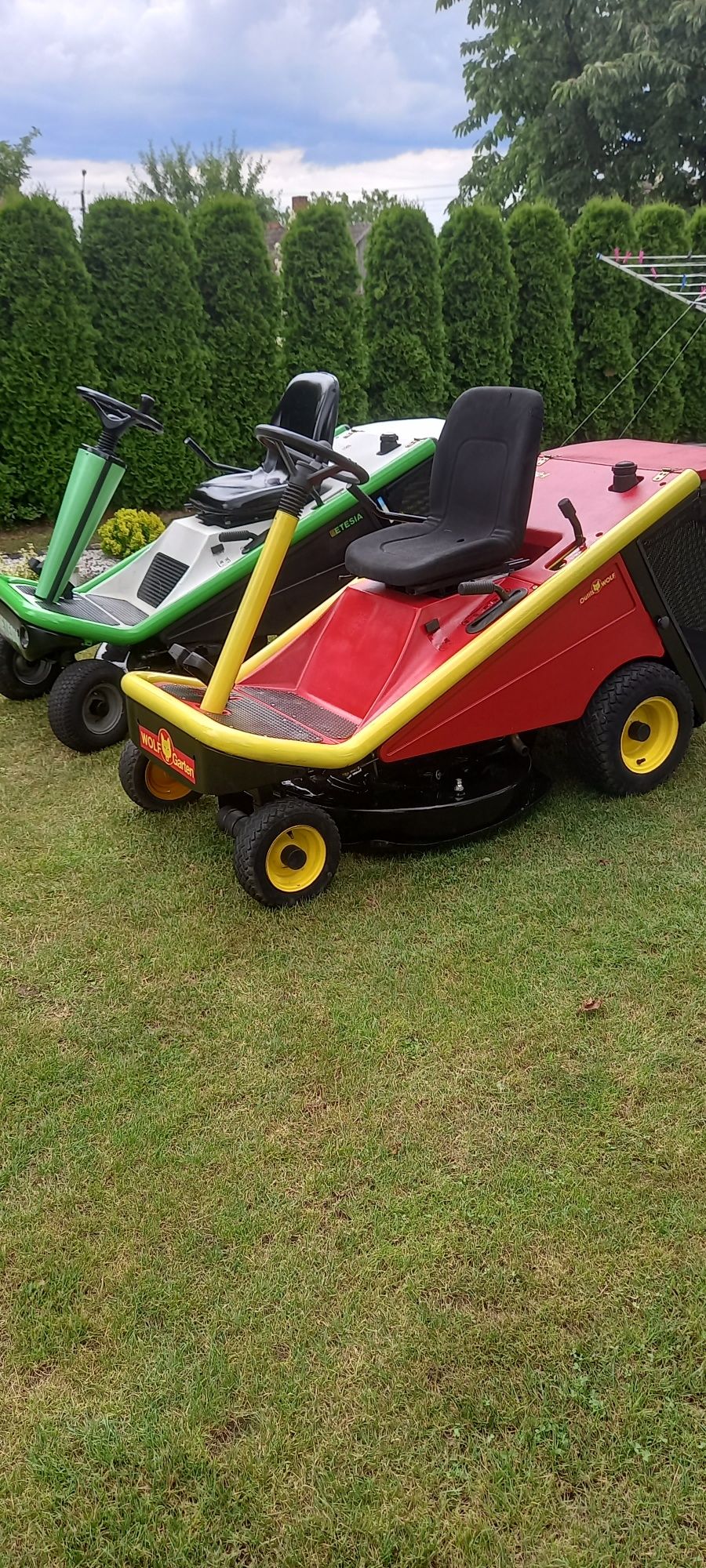 Traktorek kosiarka wolf garden 80 etesia bahia  kawasaki v twin