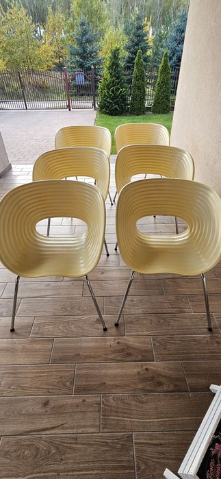 Krzesła- fotelei plastikowe 6 szt.