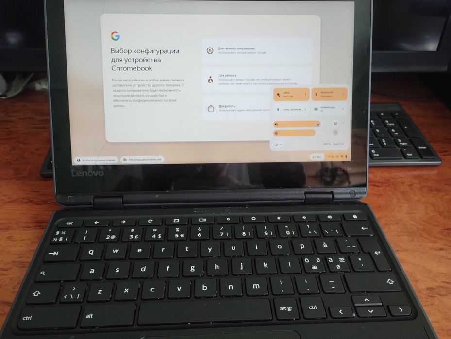 Трансформер Lenovo 300e Chromebook 4/32Gb