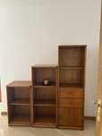 Moveis modulares, estante, livreiro, modulos, rustico, Cerne