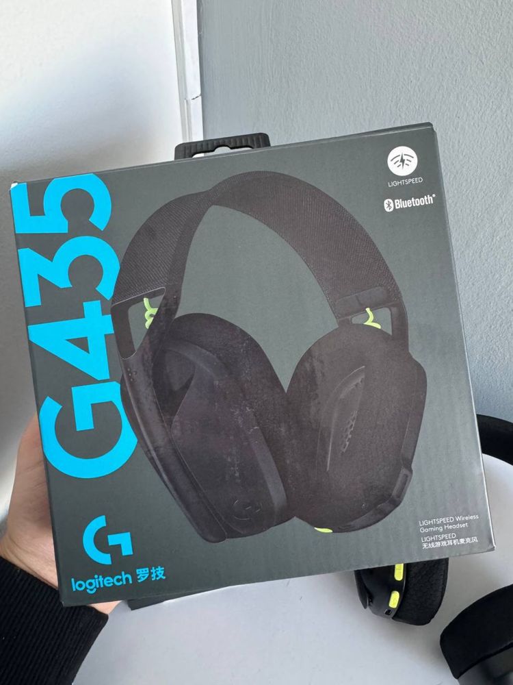НОВІ навушники Logitech G435 Black геймерские наушники