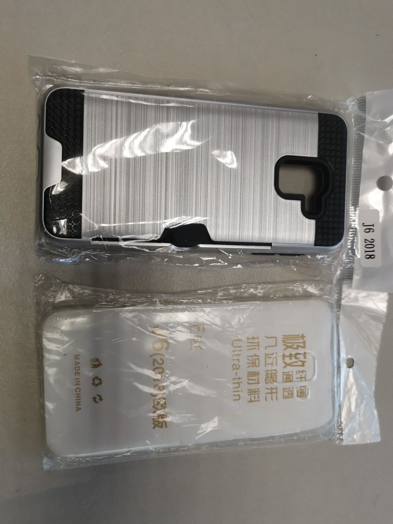 Komplet 2 sztuk etui plecki case nakładka do Samsung Galaxy J6 2018