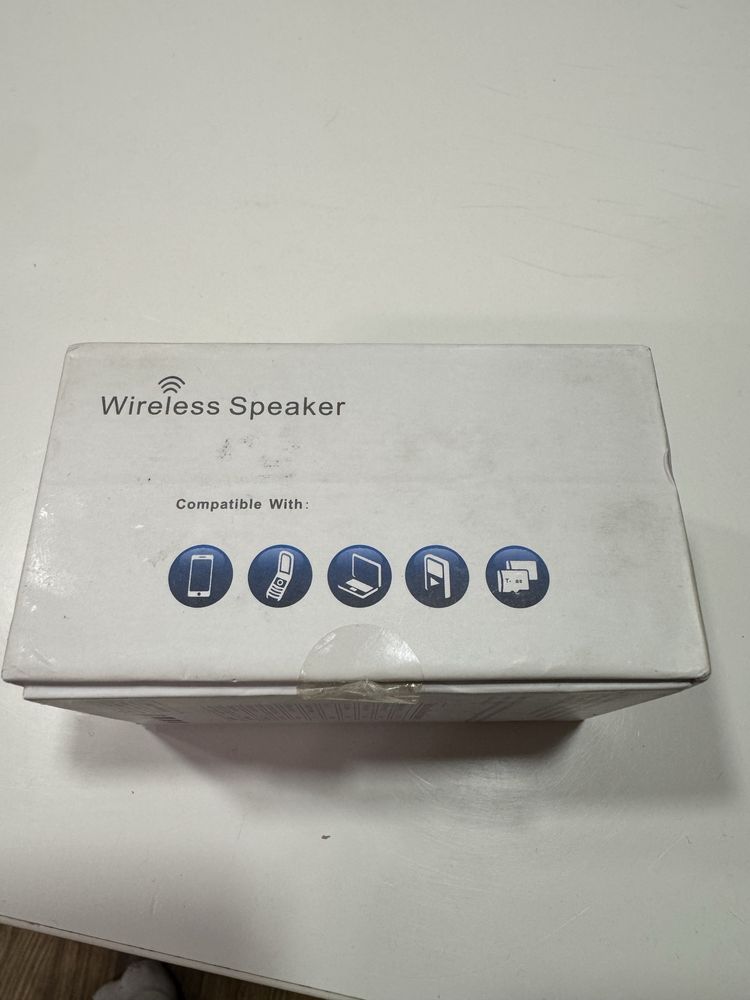 Glosnik Bluetooth 90db START SJSW kieszonkowy maly srebrny NOWY
