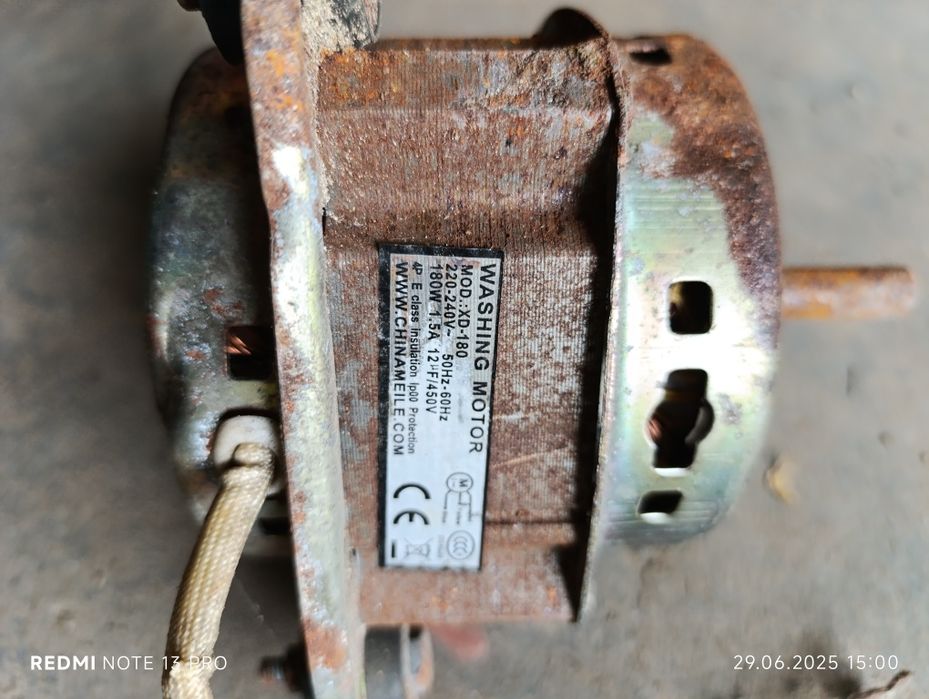 Двигуни до пральних машин напівавтоматів, XD-180 та ХD-150