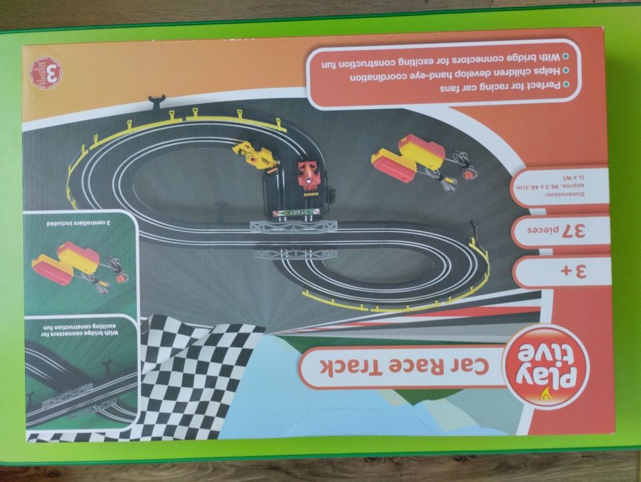 NOWY tor wyścigowy na sterowanie 2 auta
