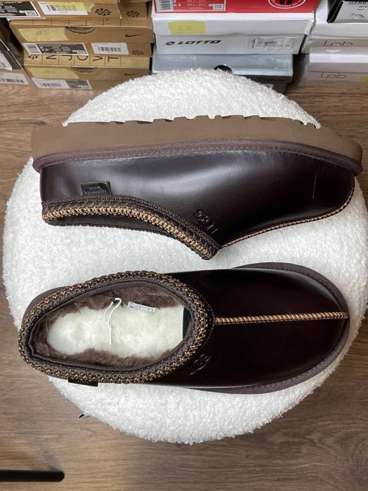Тапочки шкіряні UGG Tasman Lthr Regen. Оригінал!!! Розмір 40.