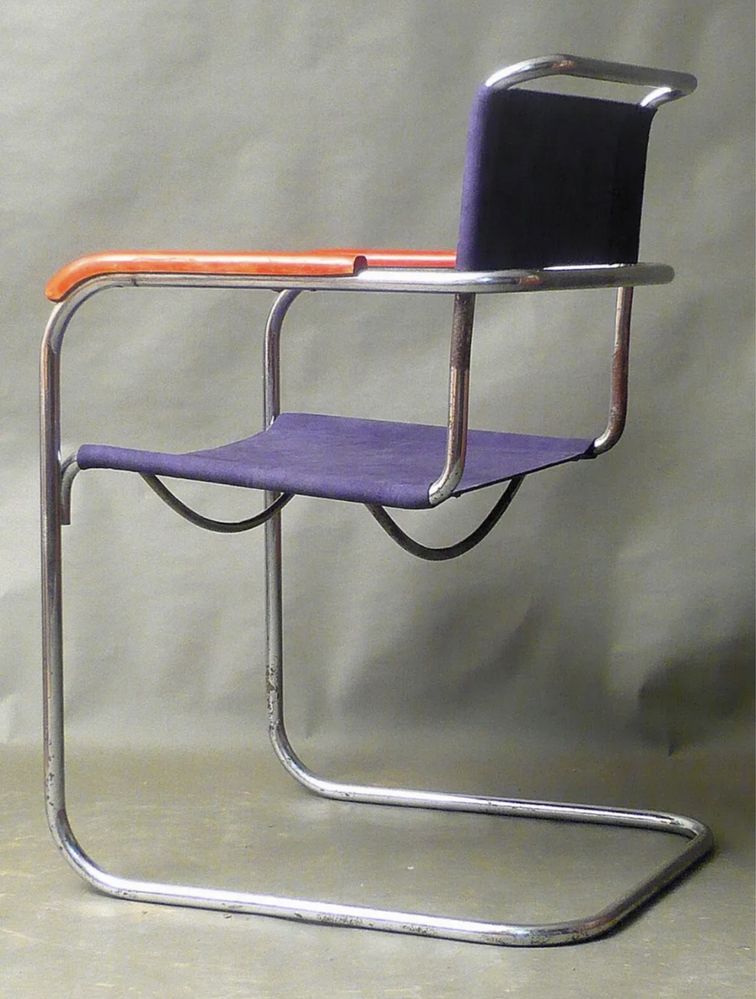 Krzesło Vintage (Bauhaus) Marcel Breuer B34, lata 30ste
