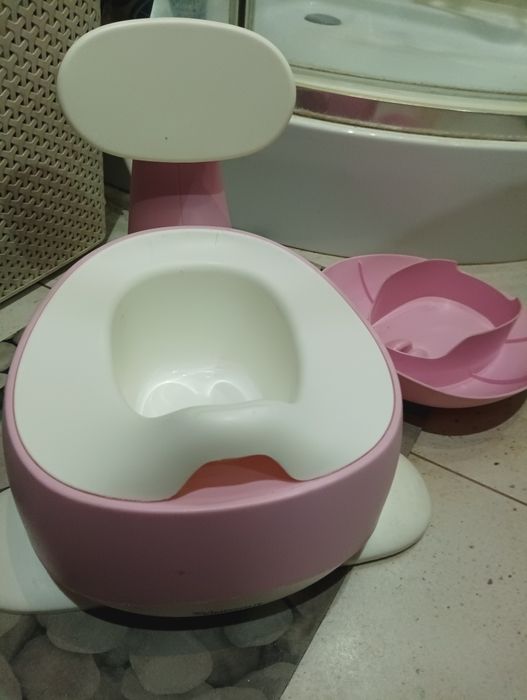 Nocniczek delfinek i nakładka schodki