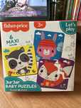 Пазлы картонные (3-4 года) Vladi Toys ЗигЗаг Fisher-Price.