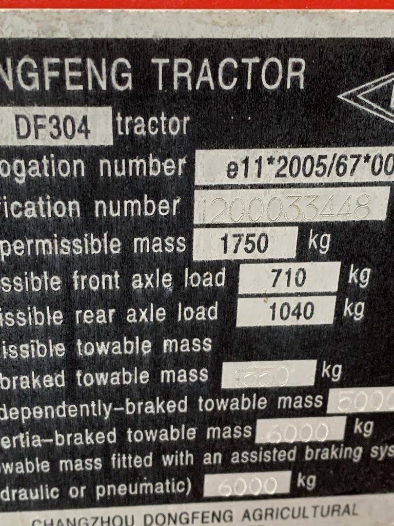 Dongfeng DF304 jinma kubota iseki yanmar hinomoto prokmar