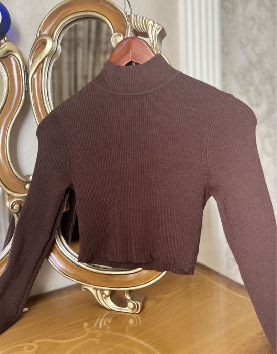 Жіночий лонгслів, Женский кроп-топ, Женский Свитер, ХИТ. ТОП.