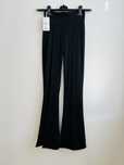Legginsy damskie dzwony czarne r.XL/XXL