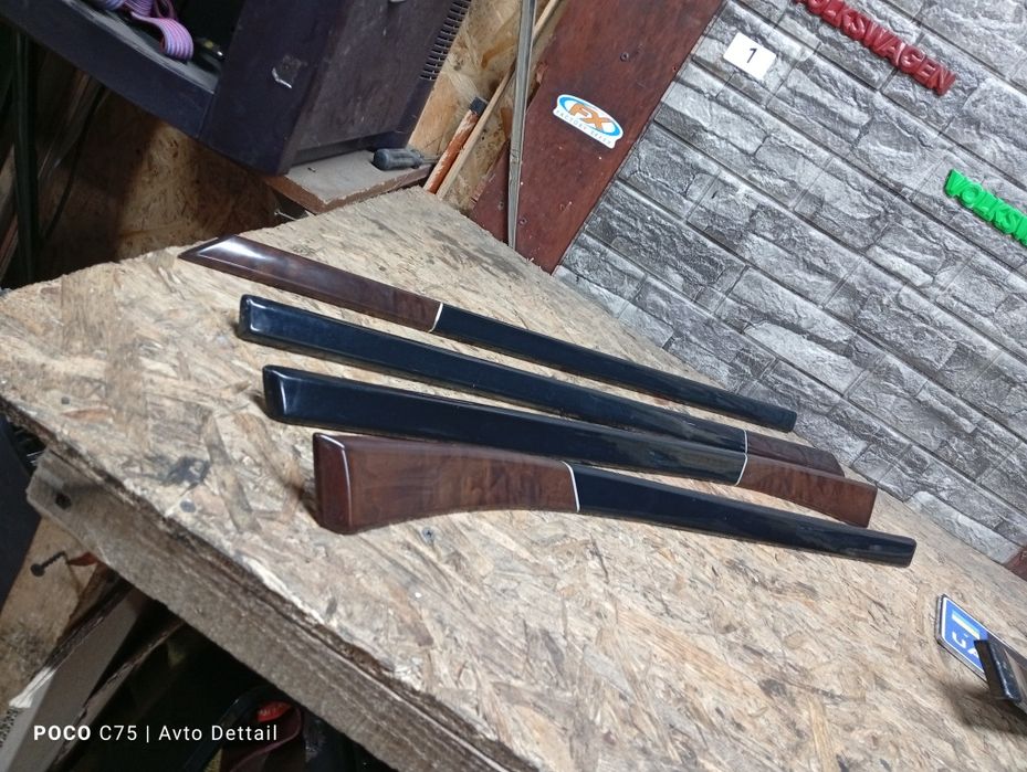 Накладки на двери декор BMW E39 5 Series седан