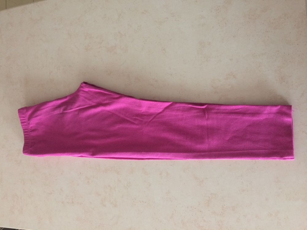 Legginsy jesienne dziewczęce długie rozmiar 122-128 cm 7-8 lat.