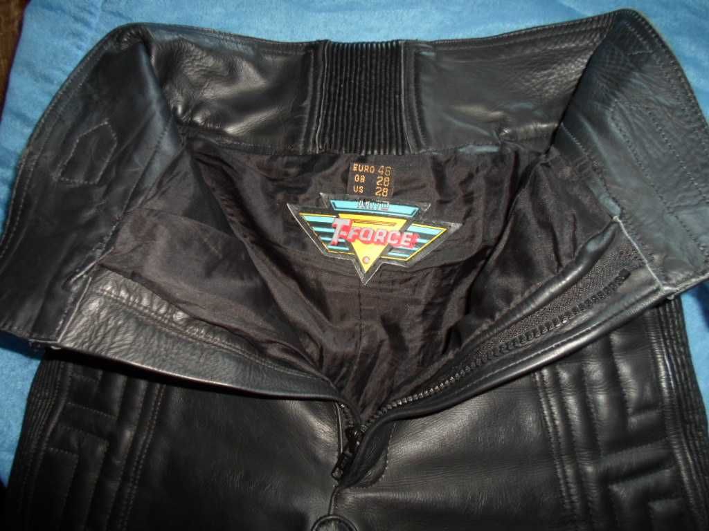 Мото штаны мотоштаны AKITO кожаные размер 46 пояс 72см