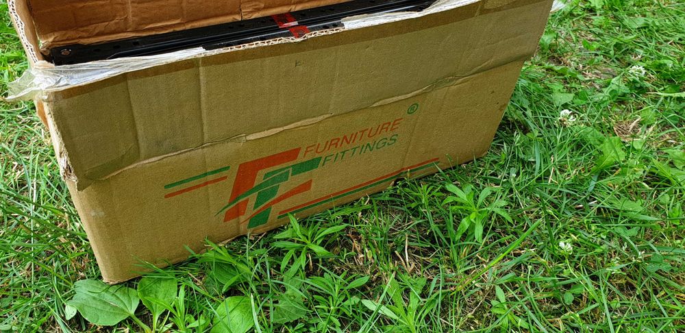 Направляющие роликовые HR2011/400 1,2 мм ЧЁРНЫЕ