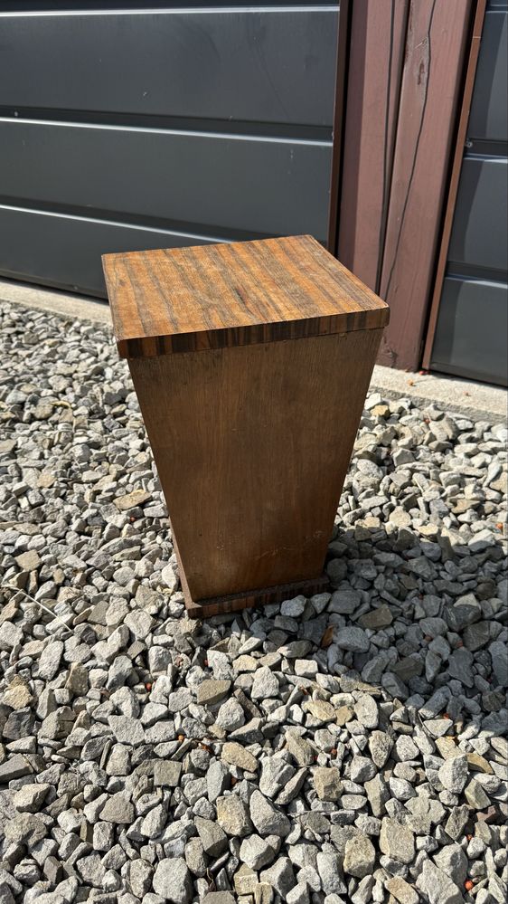 Kosz art deco mahoń unikat
