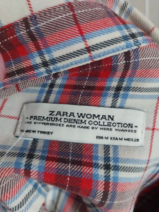 Casaco Camisa | quadros | Zara woman Premium denin Collection | M