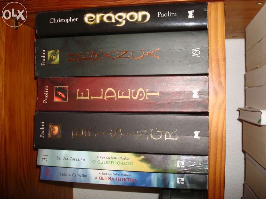 Livros de fantasia e outros novos para venda