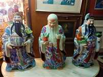 Divindades Chinesas Cerâmica