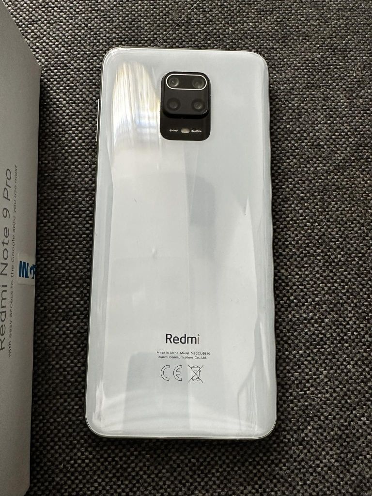 Redmi Note 9 Pro 6/128GB Glacier White super stan.