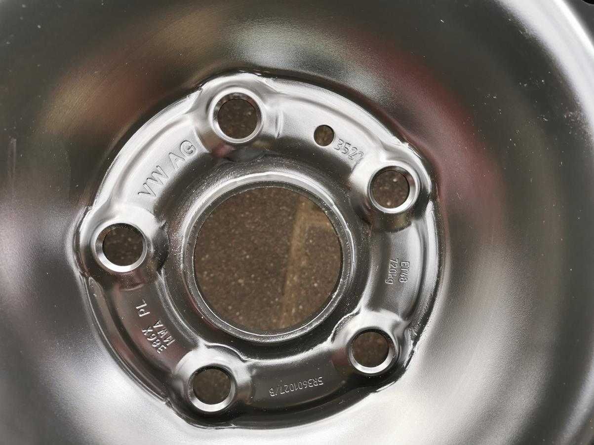 5x112 Koła Zimowe R16 Touran Caddy Passat ET48 205/60 FULDA 8mm 2022r