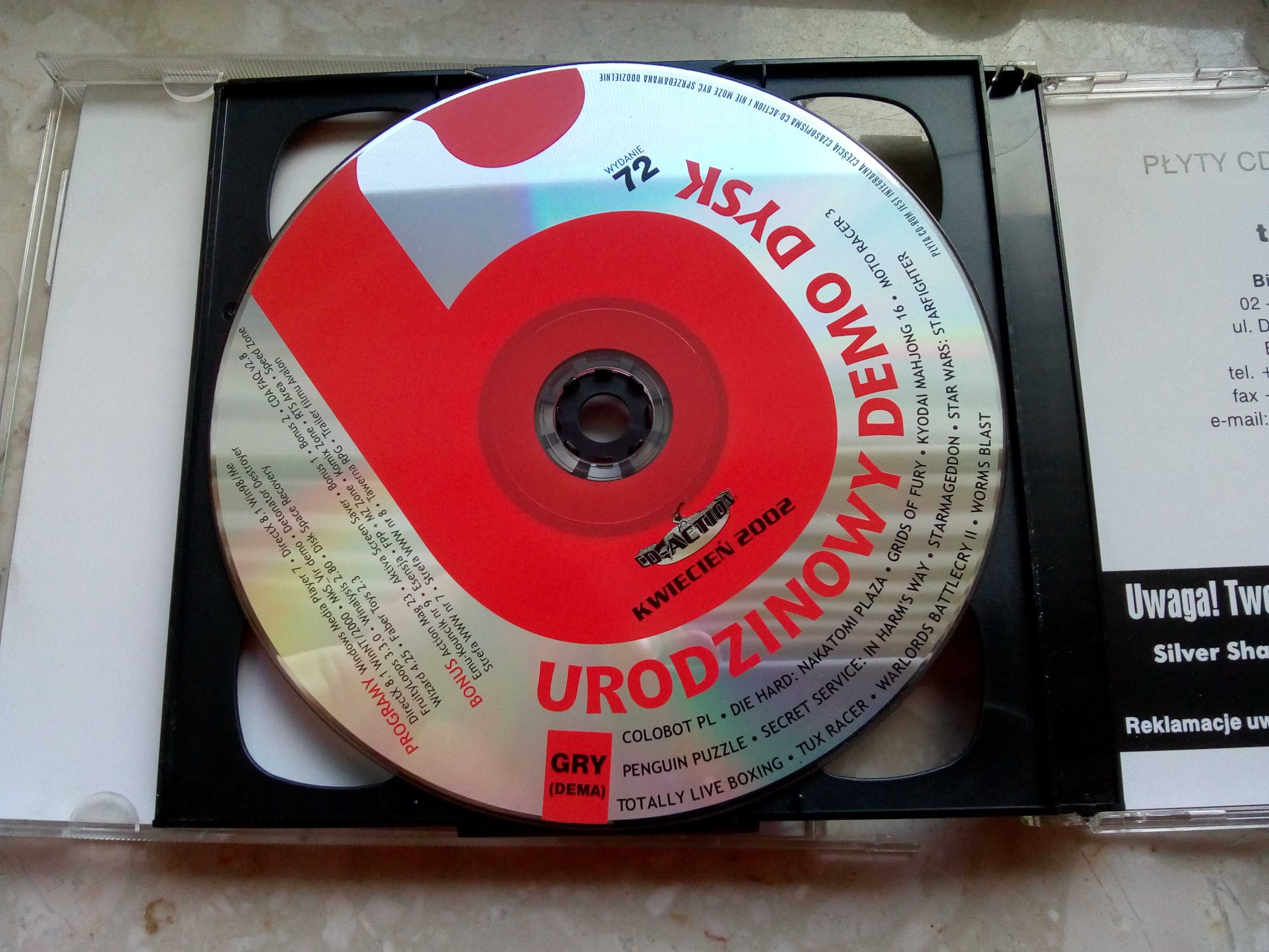 CD-Action nr. 72 4/2002 Kwiecień 2002 2CD .