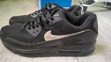 nike air max 90 black white swoosh