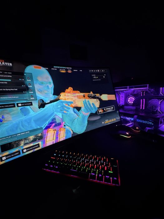 Pc gaming novo na caixa