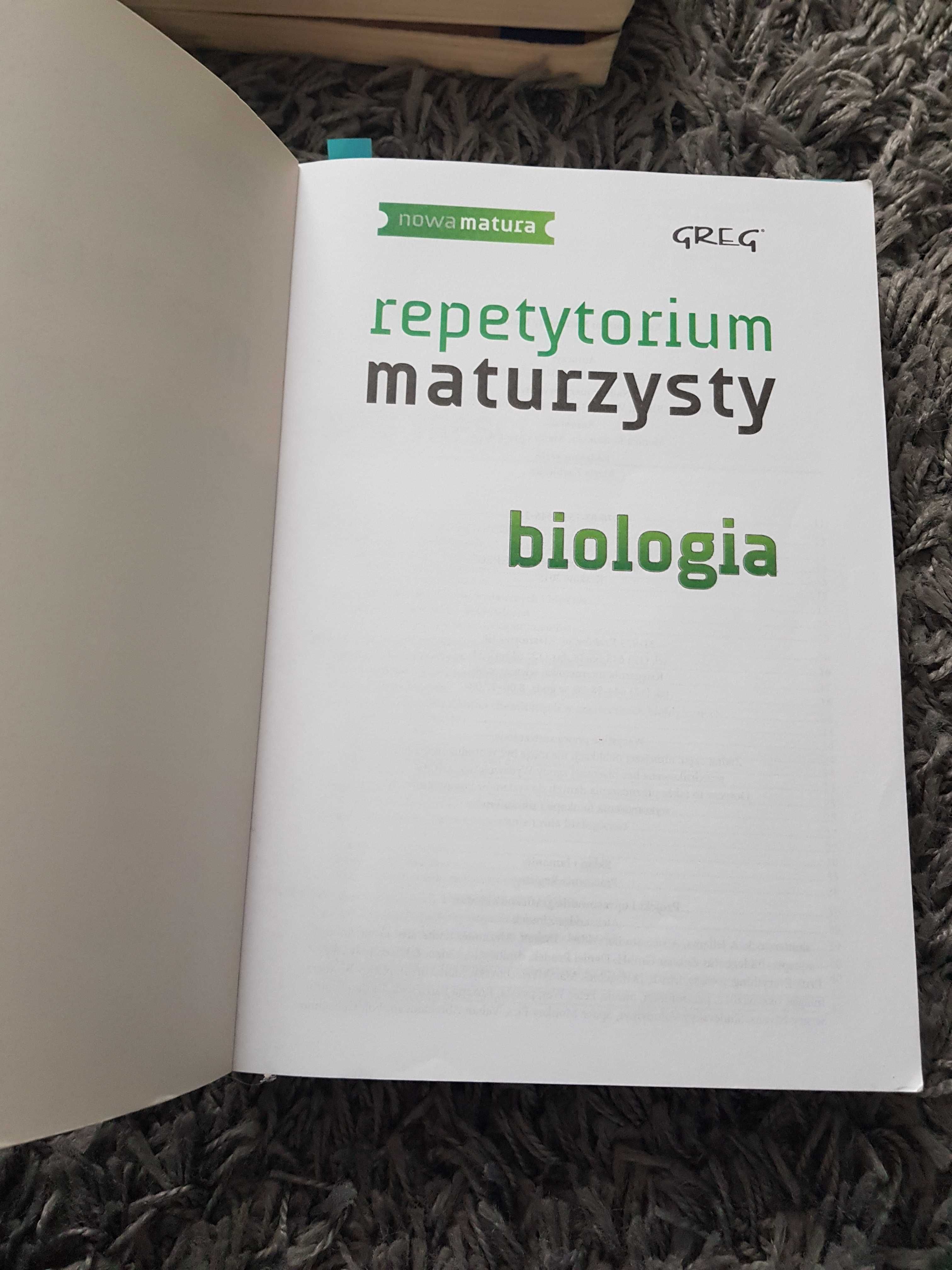 biologia- książka repetytorium maturzysty biologia